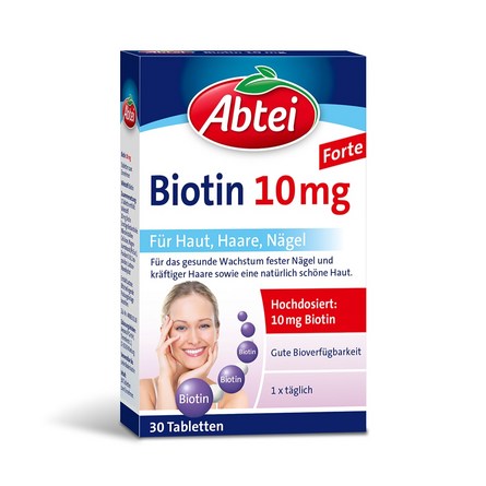 Abtei Biotin 10mg Tabletten - Packung
