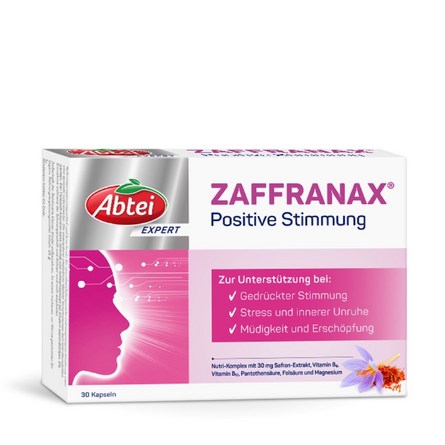 Abtei EXPERT ZAFFRANAX® Positive Stimmung Packung mit 30 Kapseln