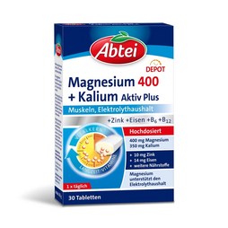 Abtei Magnesium + Kalium Tabletten Packung